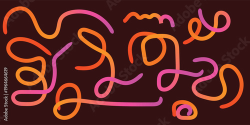 Collection of white acrylic paint brush strokes and chalk smears on dark background