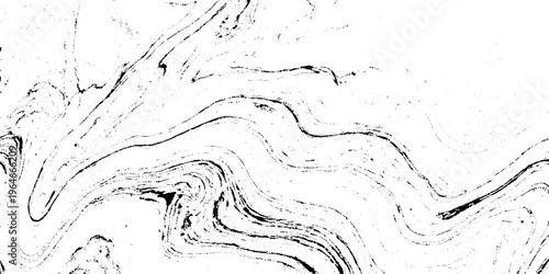 Black and white marbled texture background with swirling patterns and fluid design elements for creative projects