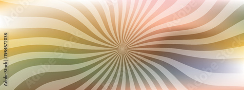 Abstract muted radial sunburst background with wavy stripes and a sophisticated earth tone color blend. Perfect for modern banners, headers, and wallpapers.