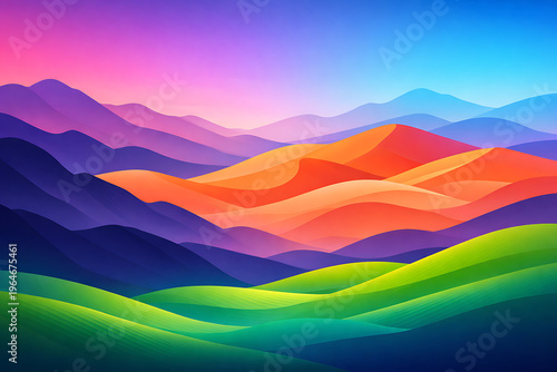 sunrise in mountains background wallpaper