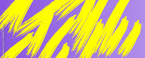 abstract grunge texture and halftone banner design. Black and yellow grungy background with place for your text