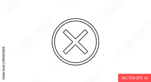 Vector Cross Icon Design Element.