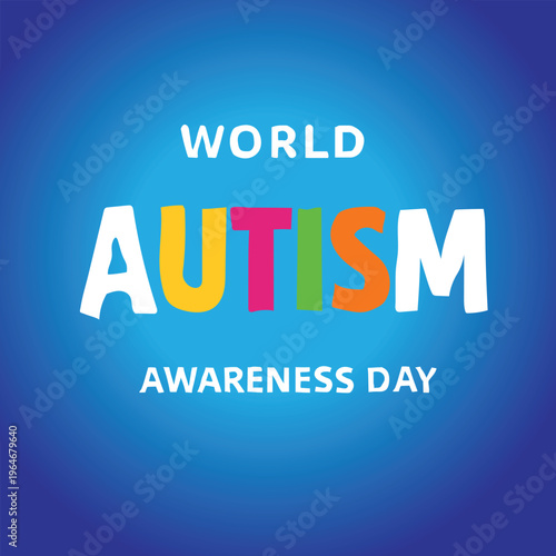 A colorful puzzle World Autism Awareness Day on April 2