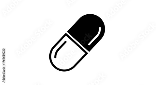 Capsule Icon: A close-up, minimalist rendering of a capsule, conveying a sense of essential healthcare and wellness.