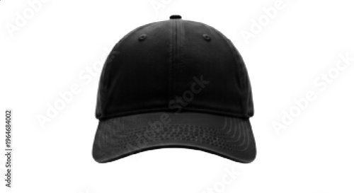Halftone baseball cap vector illustration casual fashion headwear concept