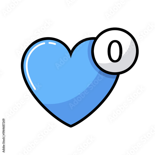 Favorites vector icon. E-commerce sign