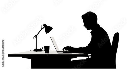 silhouette of a woman