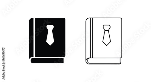 Tied books business Vector