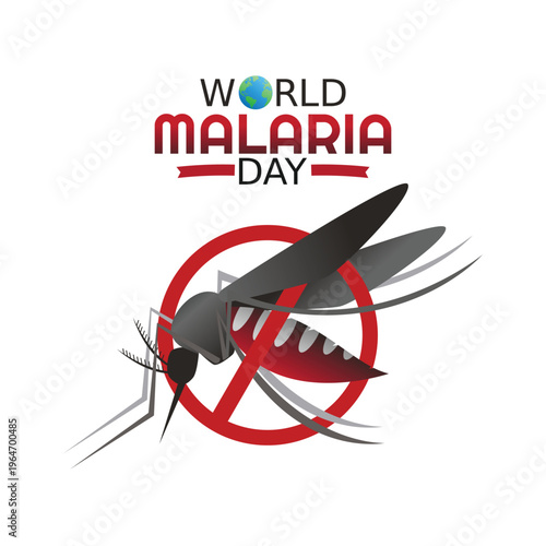 World malaria day awareness campaign logo