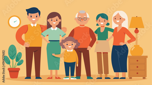 Diverse group of people enjoying a casual outdoor gathering with plants and pets Vector