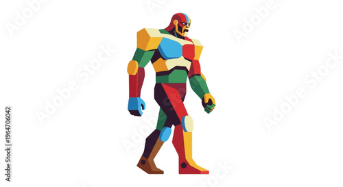 Dj playing music illustration with sound waves and musical notes