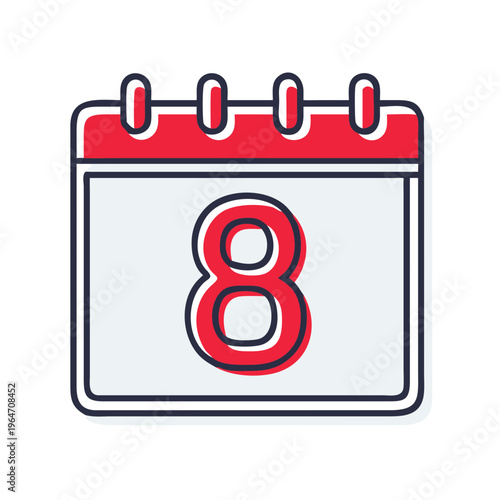 Calendar Page 8 Icon for International Women's Day Celebration and Event Management