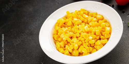 Foto corn maize ready to eat cooked corn canned fruit tasty snack fresh delicious gou
