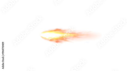 Photos Military gun fire muzzle flash Gunshot shooting vfx on black background