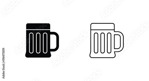 Beer mug icon Vector