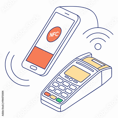 Mobile phone with nfc and payment terminal contactless payment technology