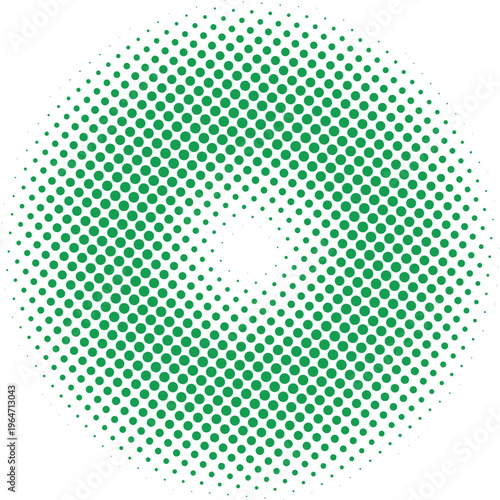 Green Vector halftone pattern easy edit for you design. Vector dots pattern on a white. Retro dots. Retro styled background of halftone dots.
