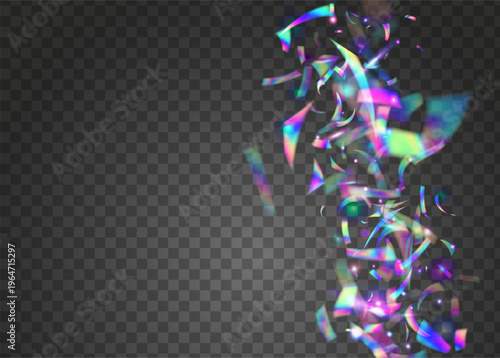 Party Burst. Disco Effect. Surprise Flag. Isolated Tinsel. Neon Glitter. Pink Art Ribbon. Light Texture. Glare Christmas Serpentine. Blue Party Burst