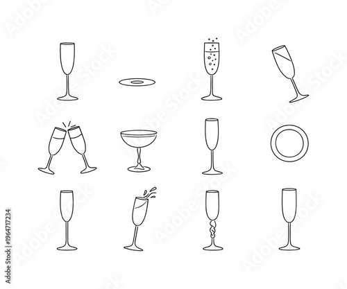 UFO underside ? A detailed UFO underside shown as one object in three different orientations, concentrating on concentric structures, landing elements, and