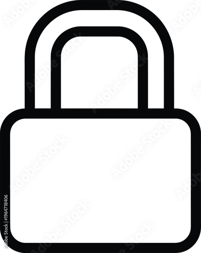 Black and white line art of a handbag or purse icon