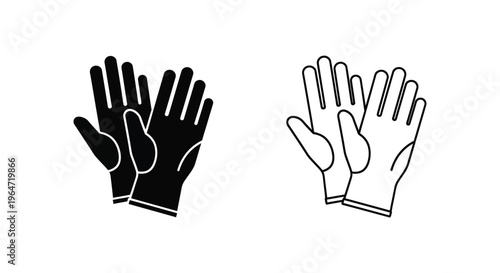 Black and white hands raised up in solidarity or contrast Vector
