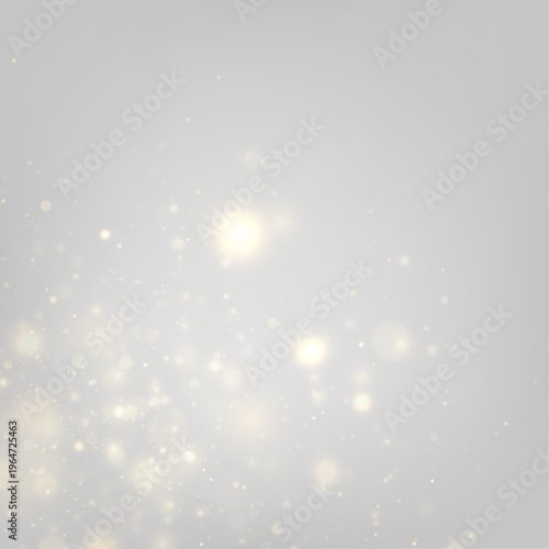 PNG. Shimmering golden glitter drifts softly across a dark transparent background. Tiny particles shimmer like stars in motion. Perfect overlay for Christmas and New Year designs.
