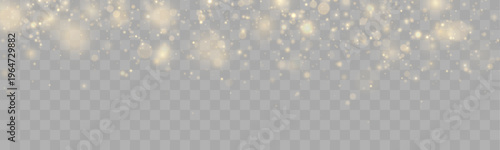 A luminous trail of glitter curves gracefully. Tiny particles flicker softly in warm light. The scene feels festive and enchanting.