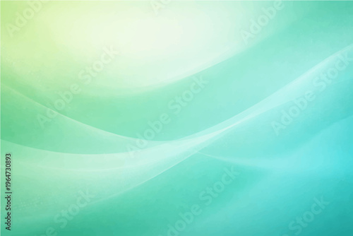 A serene abstract background featuring a calming blend of green and blue hues. Gentle, flowing lines create a sense of harmony and tranquility. 