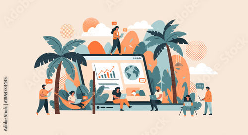 A cartoon man walks alone with confidence on a plain background, conveying a sense of independence and self-assurance.