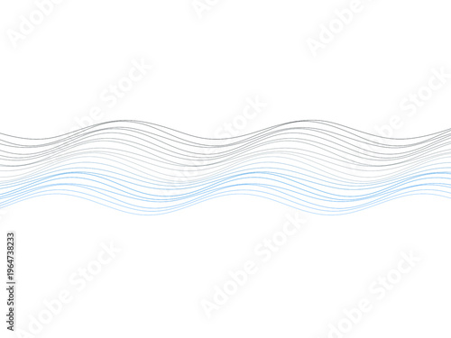 Parallel Wave Stripes Fluid Organic Background Design