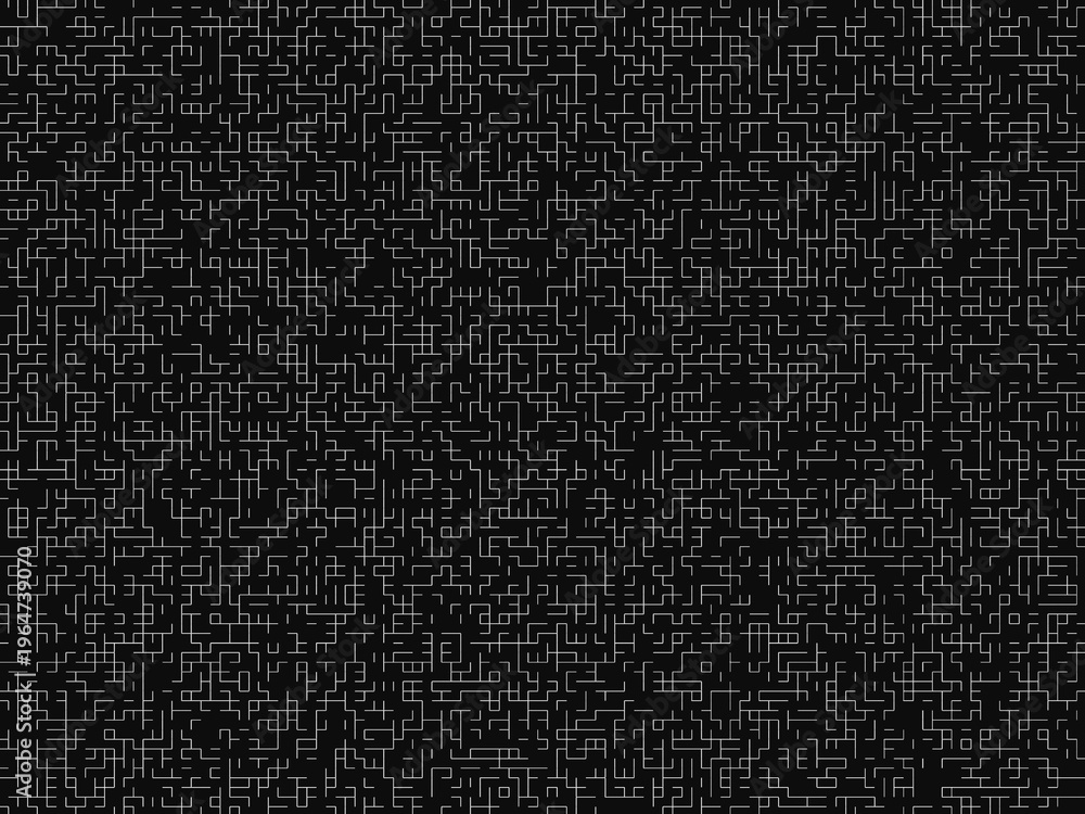 Fototapeta premium Complex Maze Abstract Puzzle Pattern Vector Art