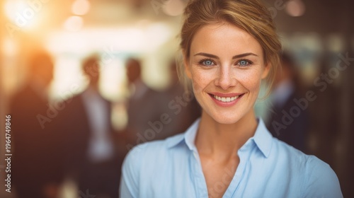 corporate woman leadership role with blured businessbackground and natural sunlight Free Download corporate woman leadership role with blured businessbackground and natural sunlight - GFXLoad
