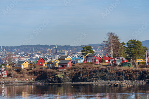 Wallpaper Mural Oslo und der Oslofjörd in Frühling Torontodigital.ca