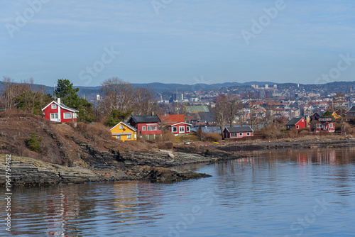 Wallpaper Mural Oslo und der Oslofjörd in Frühling Torontodigital.ca
