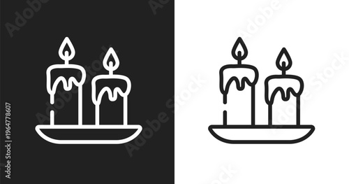 Wax icon. Linear black, white icon from sauna collection. Outline wax vector. Thin line symbol isolated on white and black background