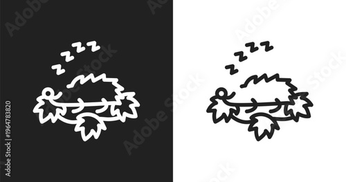 Billede på lærred Hibernation icon