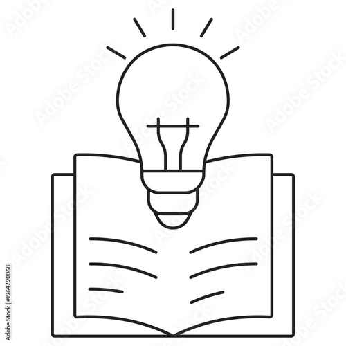 Knowledge Base Icon, Information Repository Icon, Help Center Illustration, Knowledge Management Graphic, Digital Documentation Design, vector