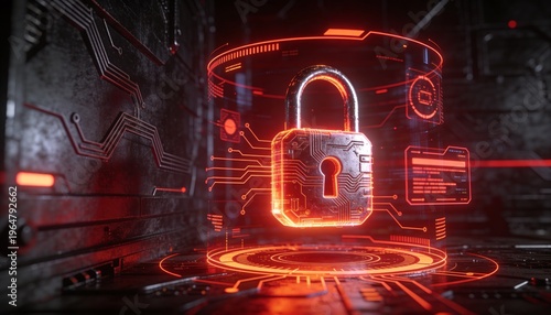 Digital data protection and cybersecurity, secure network infrastructure, safeguarding business transactions and financial information against cyber threats, private user data encryption