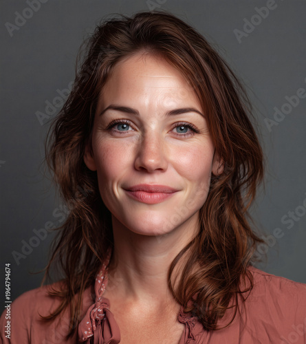 Retrato de mujer con ojos claros