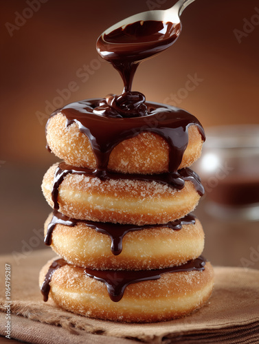 Donuts de chocolate