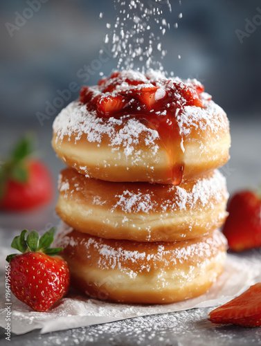 Donuts de fresa