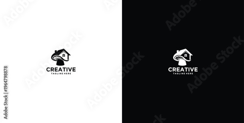 mushroom consulting and testing logo design