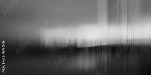 Abstract monochrome landscape showcasing a minimalist aesthetic, featuring blurred lines and textures evoking a sense of calm and mystery.