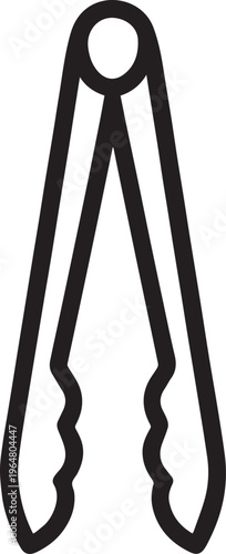 Sweet Picker Chimti Kitchen Tong Vector EPS