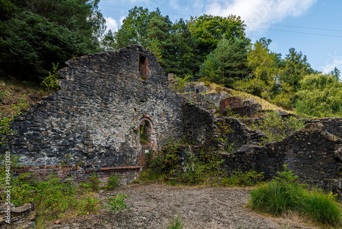 Ruins of Hafna Lead mine Gwydir Forest Betws Y Coed