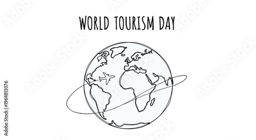 World Tourism Day global travel concept.