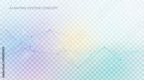 Digital Data Network Connecting in Global Space Background