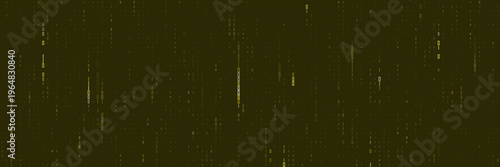 Binary code digital rain on dark green background for cybersecurity and ethical hacking concepts