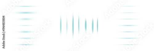 Abstract Light Blue Quantum Computing Data Stream Visualization on White Background