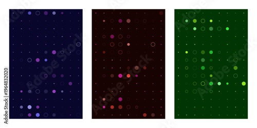 Abstract Data Visualization Grid for Cybersecurity and Quantum Computing Analytics